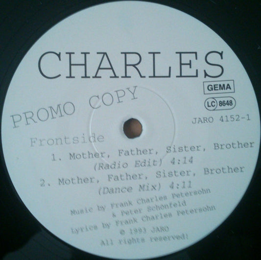 Charles (55) : Mother, Father, Sister, Brother / Time, Time, Time (12", Promo)