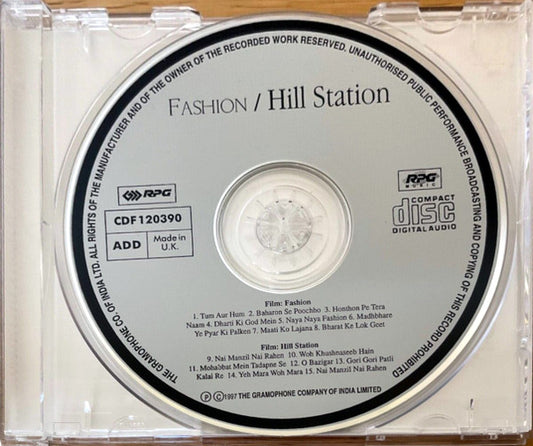 Hemant Kumar : Fashion / Hill Station (CD, Comp)