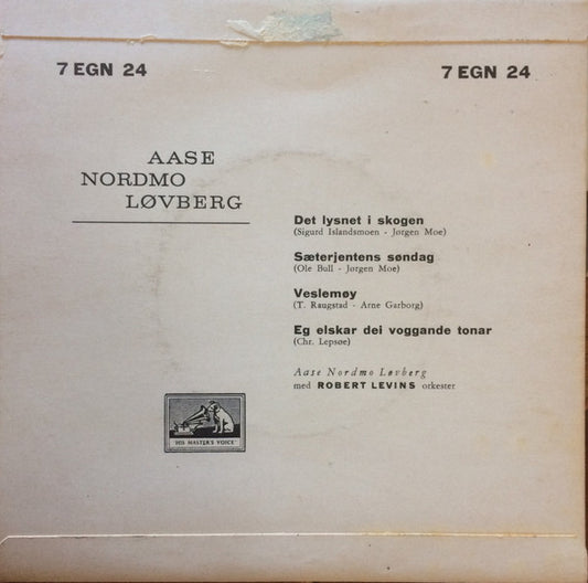 Aase Nordmo Løvberg, Robert Levins Orkester : Det Lysnet I Skogen (7", EP)