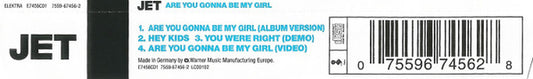 Jet (2) : Are You Gonna Be My Girl (CD, Maxi, Enh, CD1)