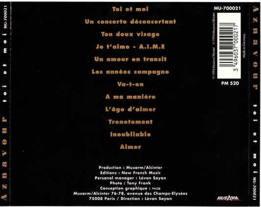 Charles Aznavour : Toi Et Moi (CD, Album)