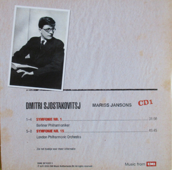 Dmitri Shostakovich, Mariss Jansons : Complete Symfonieën (10xCD, Comp + Box)
