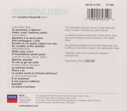 Montserrat Caballé : The Great Voice Of Montserrat Caballé (CD, Comp, RE)