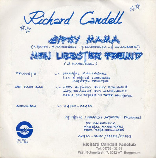 Richard Candell : Gypsy Mama (7", Single)