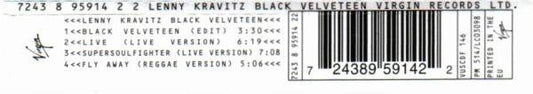 Lenny Kravitz : Black Velveteen (CD, Maxi)