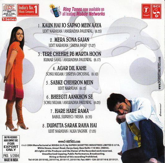 Nikhil-Vinay, Sameer : Kaun Hai Jo Sapno Mein Aaya (CD)