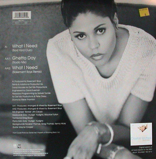 Crystal Waters : Ghetto Day / What I Need (12")