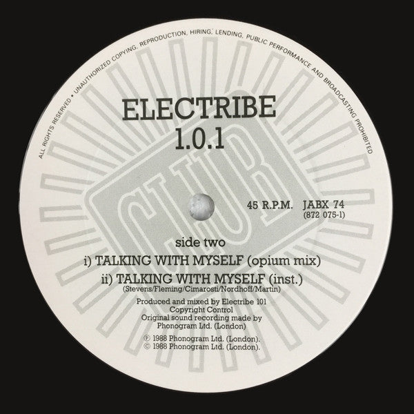 Electribe 101 : Talking With Myself (12")