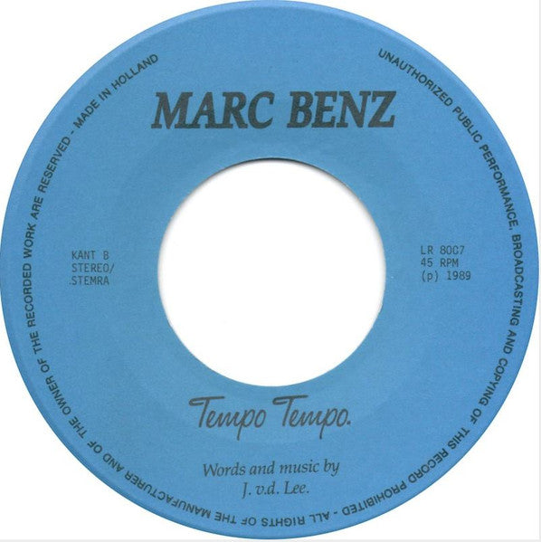 Marc Benz (2) : Niets Is Onmogelijk Met Jou (7")