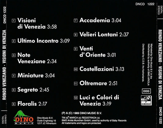 Rondò Veneziano : Visioni Di Venezia (CD, Album)