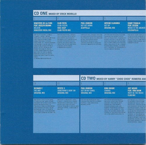Erick Morillo, Harry "Choo Choo" Romero & Jose Nuñez : Sessions Ten (Subliminal Sessions) (2xCD, Mixed)