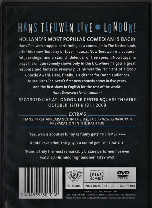 Hans Teeuwen : Live In London (DVD-V, PAL)