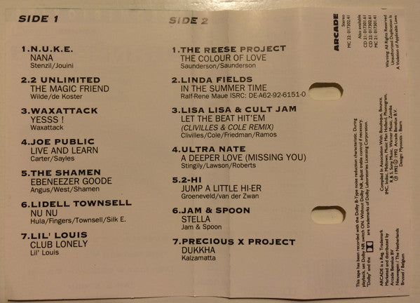 Various : Turn Up The Bass - Volume 22 (Cass, Comp)