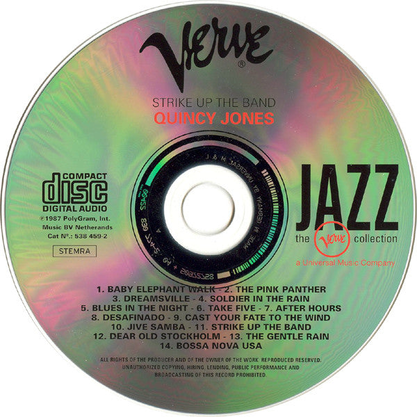 Quincy Jones : Strike Up The Band (CD, Comp, RE)
