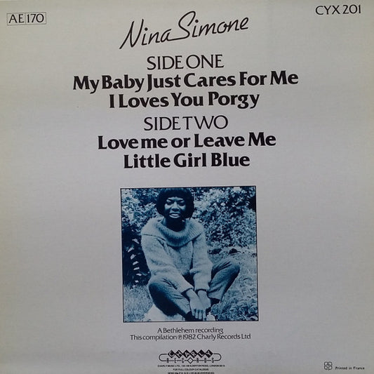 Nina Simone : My Baby Just Cares For Me (10", EP, Comp)