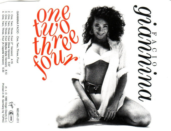 Giannina Facio : One, Two, Three, Four (CD, Maxi)