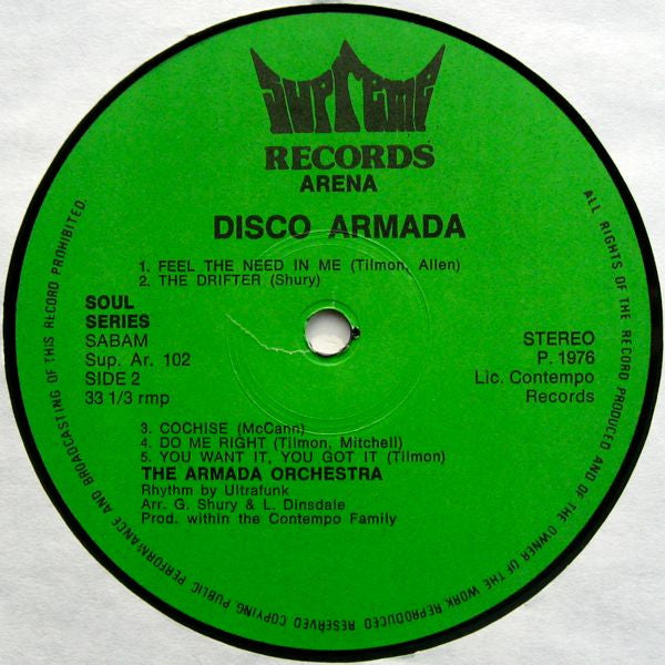 The Armada Orchestra : Disco Armada (LP, Album)