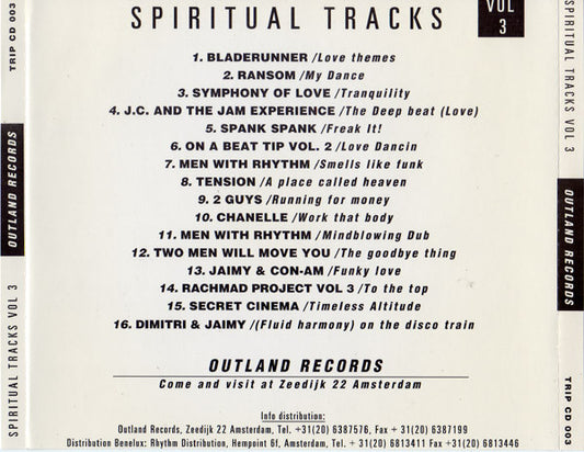 Various : Spiritual Tracks Vol 3 (Toys In Hell™) (CD, Comp, Mixed)