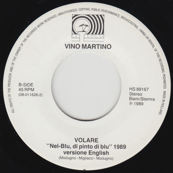 Vino Martino : Volare '89 (7")