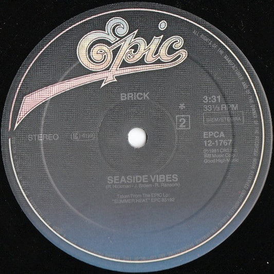 Brick : Sweat (Till You Get Wet) (12")