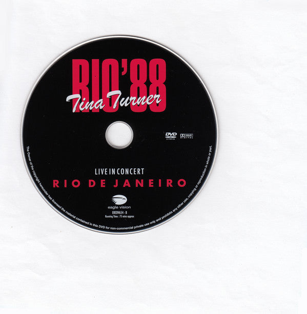 Tina Turner : Live In Amsterdam / One Last Time Live In Concert / Live In Rio '88 (Box, Comp + DVD-V, Multichannel, PAL, DTS + DVD-V,)