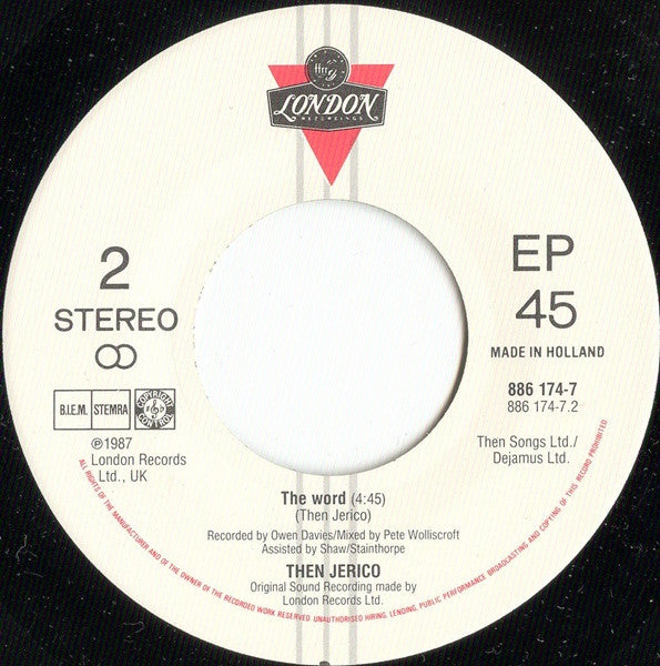 Then Jerico : The Motive (7", Single)