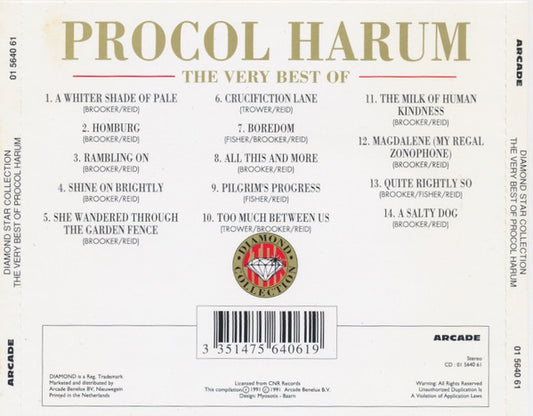 Procol Harum : The Very Best Of (CD, Comp)
