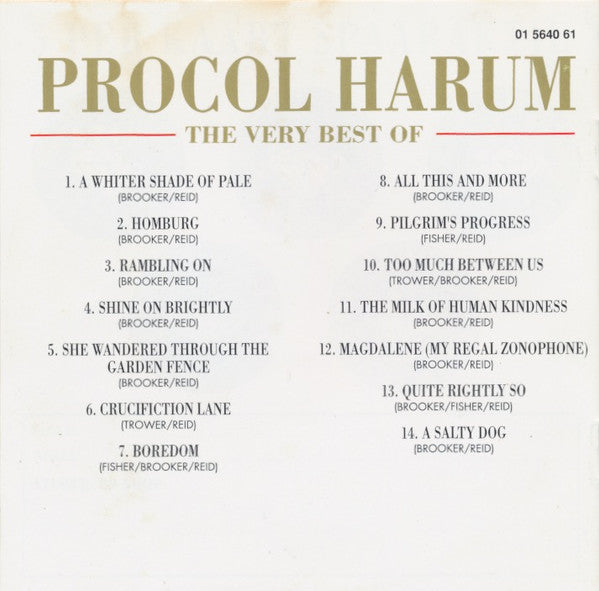 Procol Harum : The Very Best Of (CD, Comp)