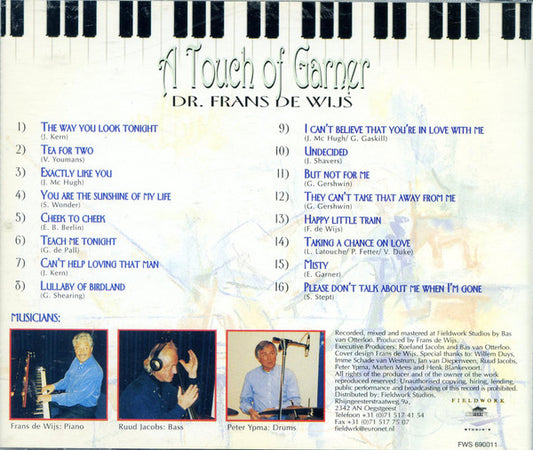 Frans de Wijs : A Touch Of Garner (CD, Album)