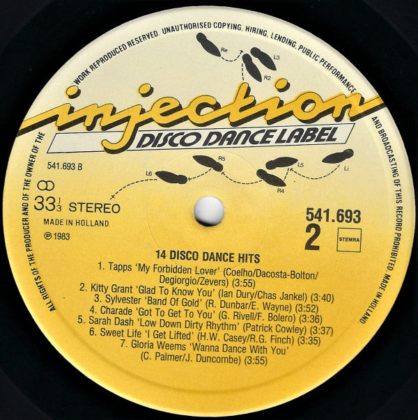 Various : 14 Disco Dance Hits (LP, Comp)