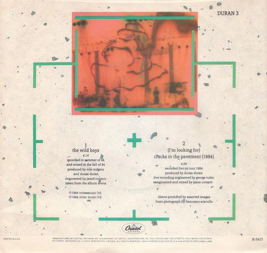Duran Duran : The Wild Boys (7", Single, Win)