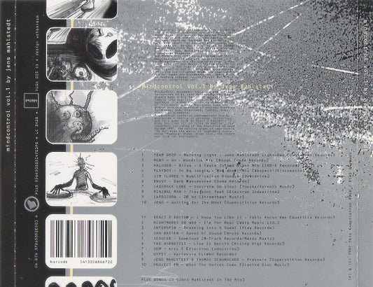 Jens Mahlstedt : Mindcontrol Vol.1 (2xCD, Comp + CD, Mixed)