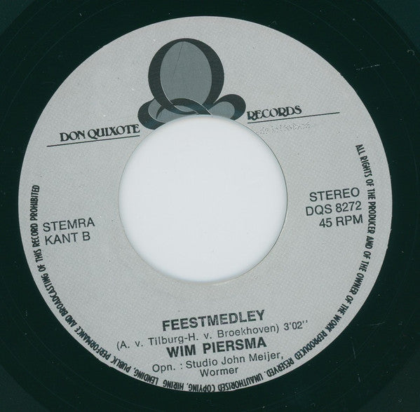 Wim Piersma : De Meid Van Het Plein (7", Single)