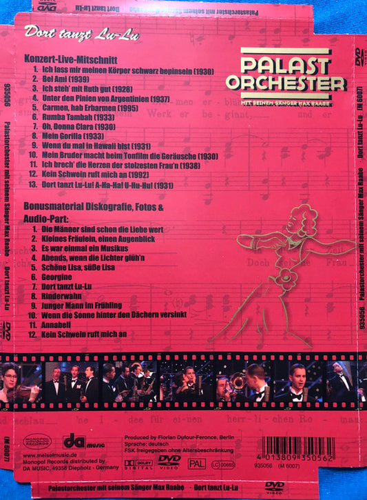 Palast Orchester Mit Seinem Sänger Max Raabe : Dort Tanzt Lu-Lu (DVD-V, PAL)