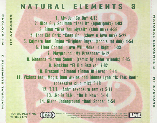 Various : Natural Elements 3 (CD, Mixed)