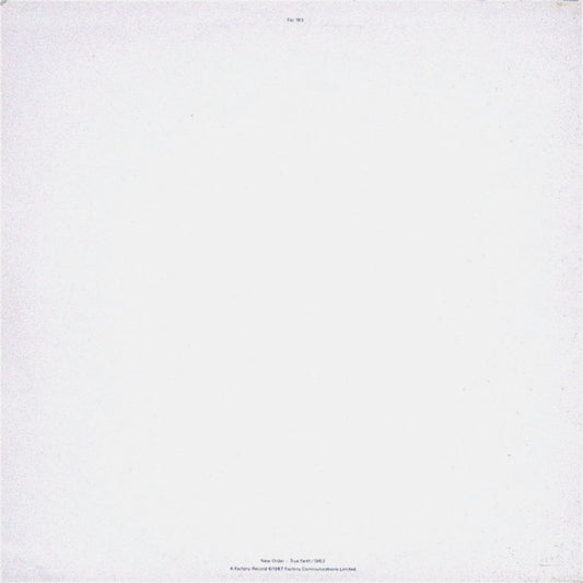 New Order : True Faith / 1963 (12", Single)