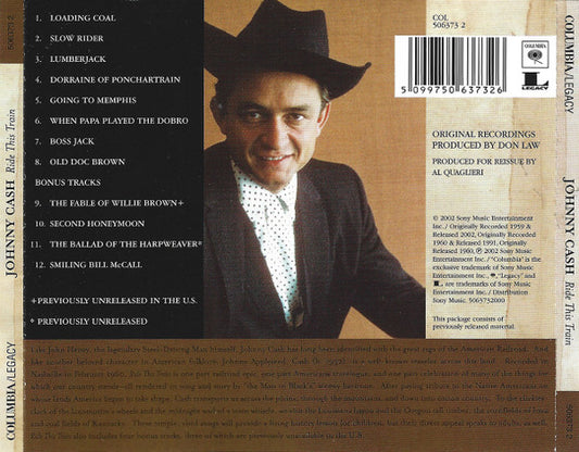 Johnny Cash : Ride This Train (CD, Album, RE)