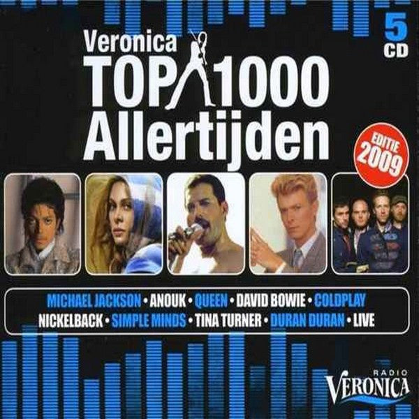 Various : Veronica's Top 1000 Allertijden - Editie 2009 (5xCD, Comp)
