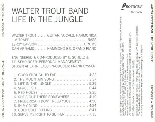 Walter Trout Band : Life In The Jungle (CD, Album)