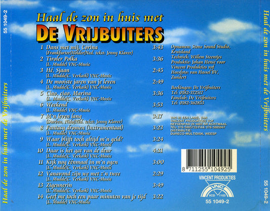 De Vrijbuiters : Haal De Zon In Huis Met De Vrijbuiters (CD)