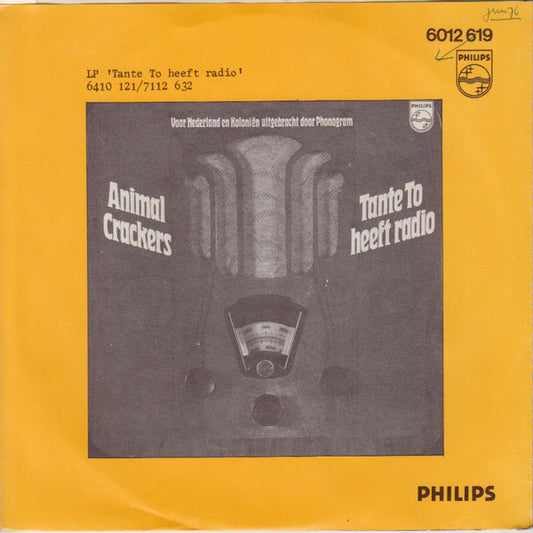 Animal Crackers (3) : Doe Het Elektrisch - Ma (He's Making Eyes At Me)- I'm Just Wild About Animal Crackers (7", Single)