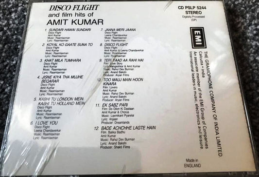 Raam Laxman : Disco Flight & Film Hits Of Amit Kumar (CD)