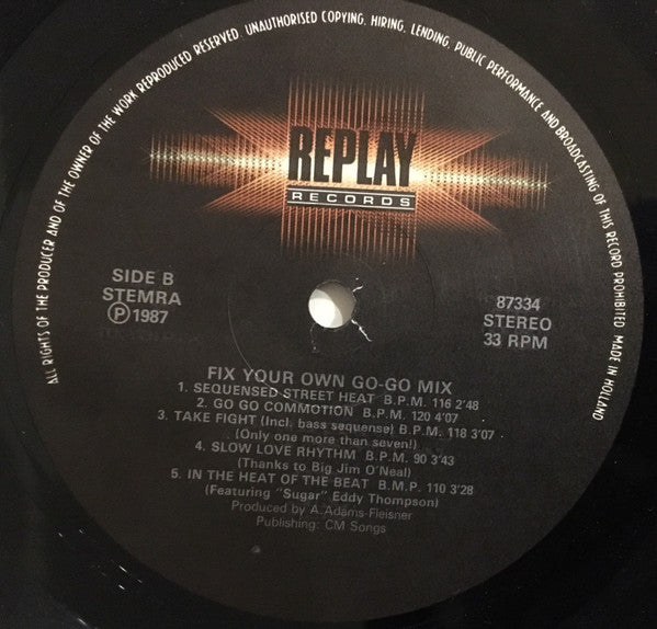 Adams & Fleisner : And Now Fix Your Own Go-Go Mix, The Complete Go-Go Mix Package (LP)