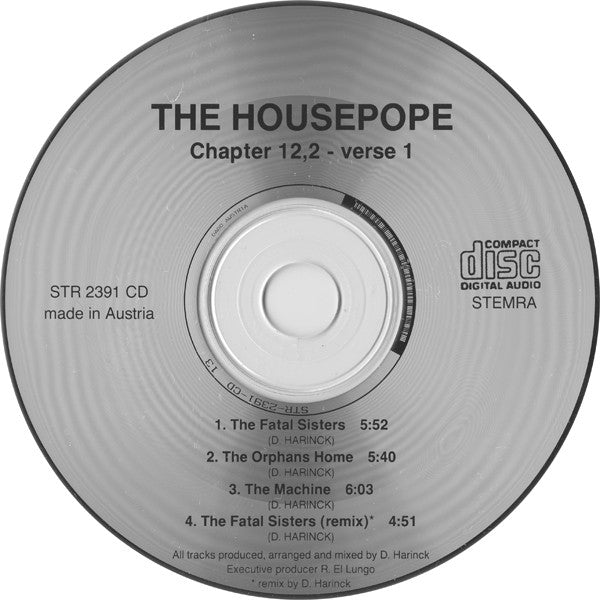 The Housepope : Chapter 12,2 - Verse 1 (CD, Maxi)
