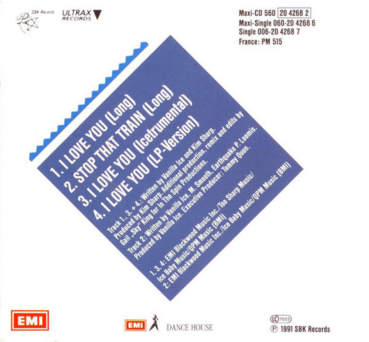 Vanilla Ice : I Love You (CD, Maxi)