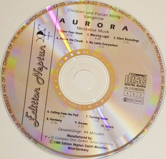 Christian König-Vangerow und Florian König-Vangerow : Aurora (Meditative Musik) (CD, Album)