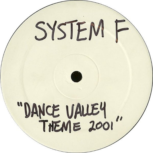 System F : Dance Valley Theme 2001 (12", S/Sided, Promo, W/Lbl)