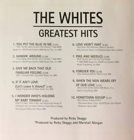 The Whites : Greatest Hits (CD, Comp, RE)