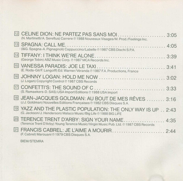 Various : 21 Nr 1 Hits (CD, Comp)