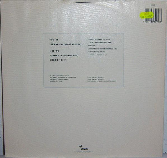 The Colourfield : Running Away (12", Single)